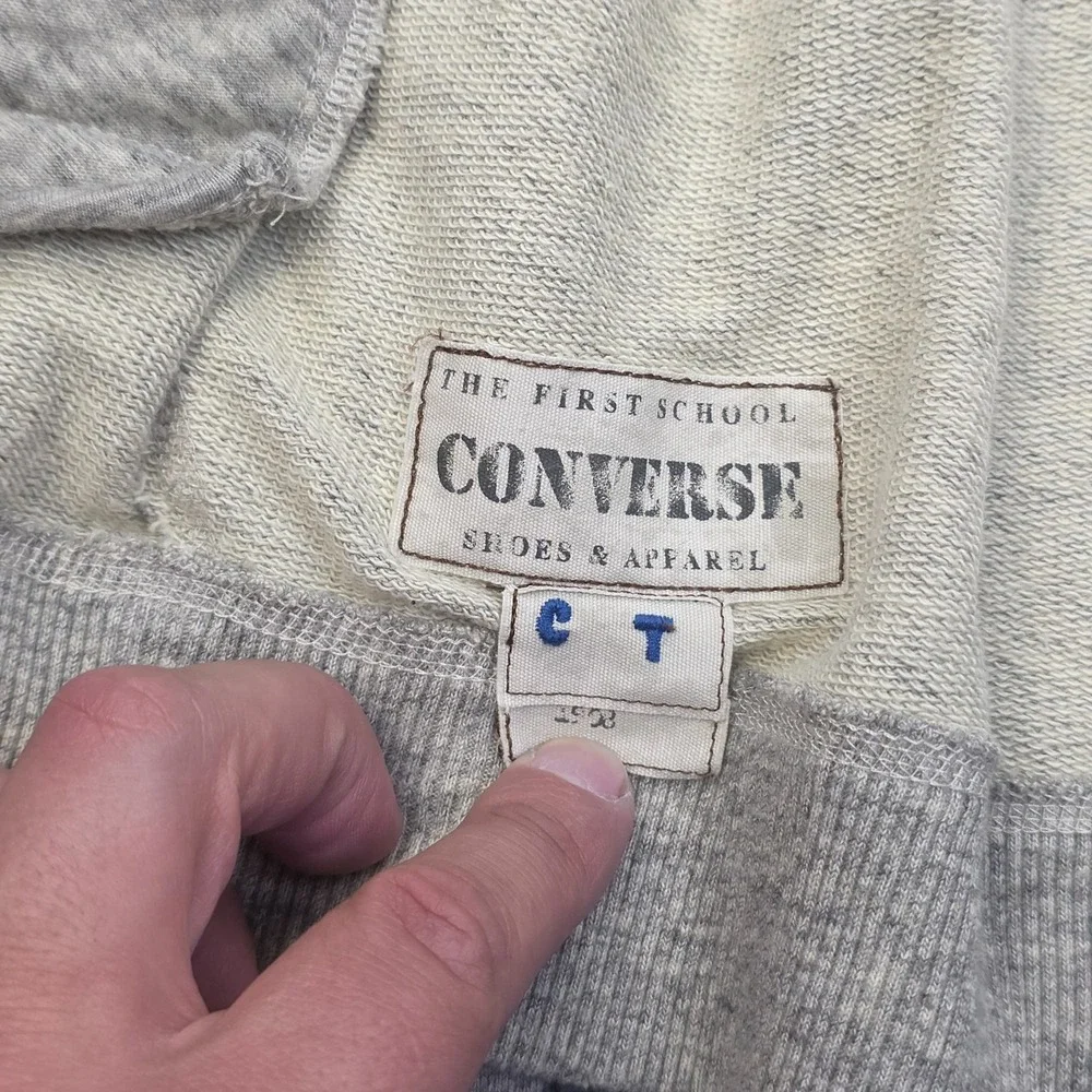 Converse x John Varvatos Zip Sweatshirt Jacket Men's Small Gray